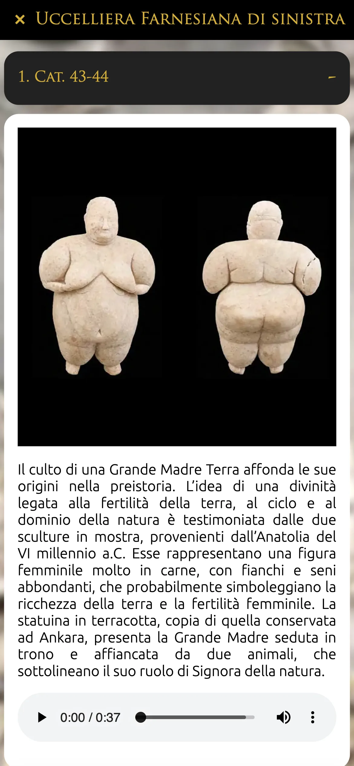 Vue multimédia Magna Mater