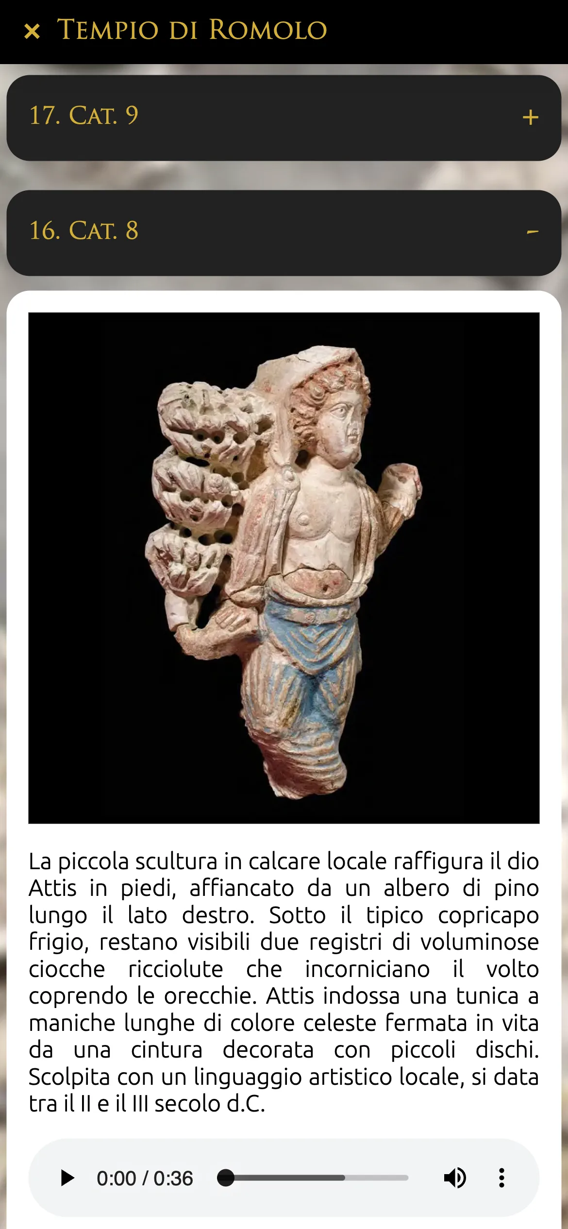 Interfaz final Magna Mater
