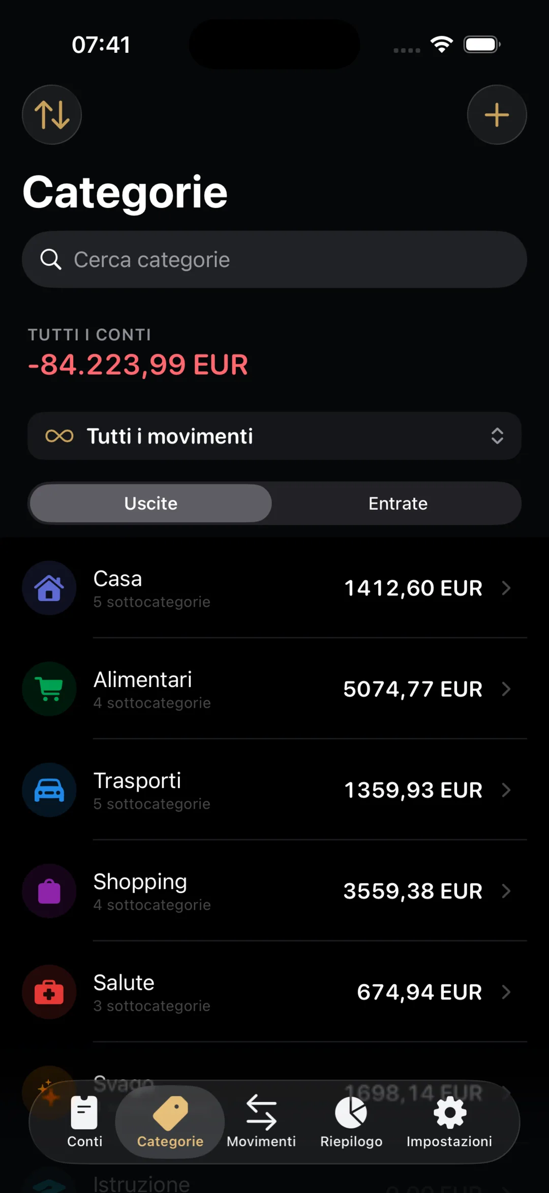 Moneys — お金の使い道を把握
