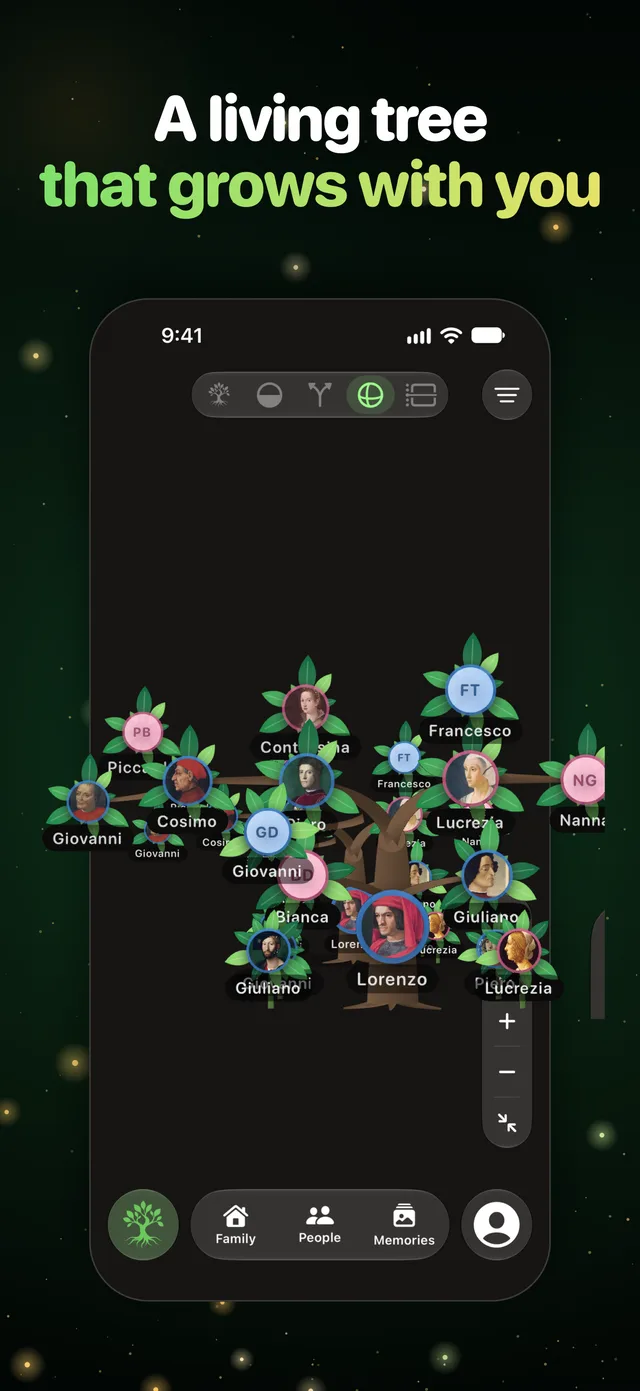 A living tree that grows with you