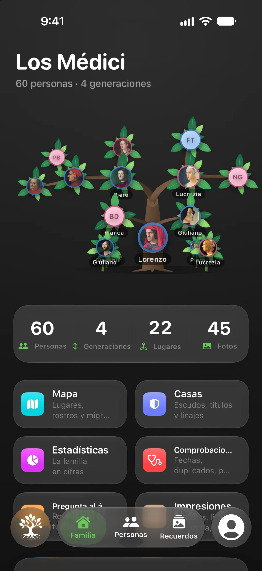 Albera — De ti a tus padres y a tus abuelos