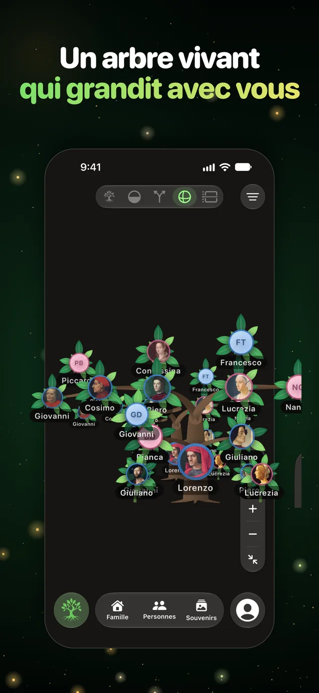 Un arbre vivant qui grandit avec vous