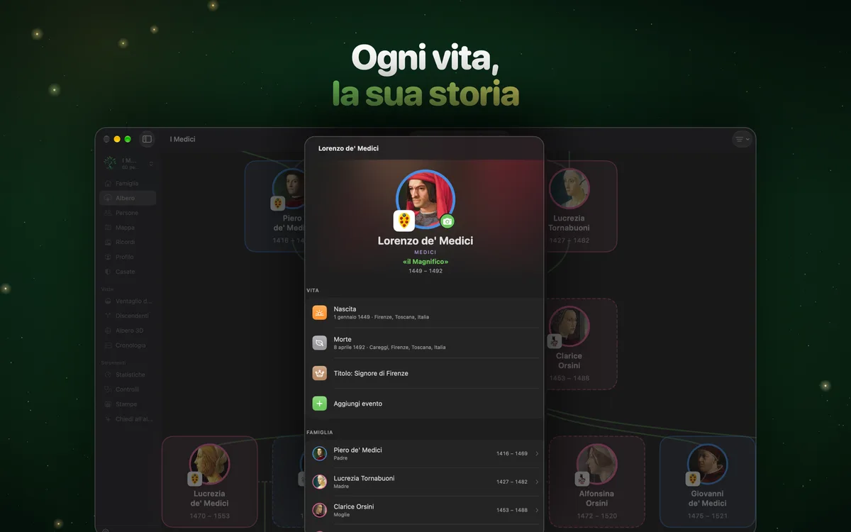 Ogni vita, la sua storia