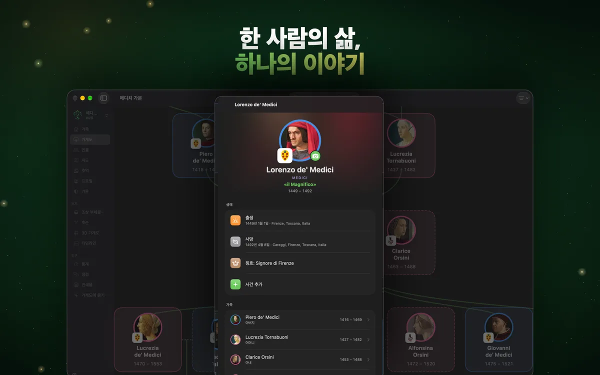 한 사람의 삶, 하나의 이야기