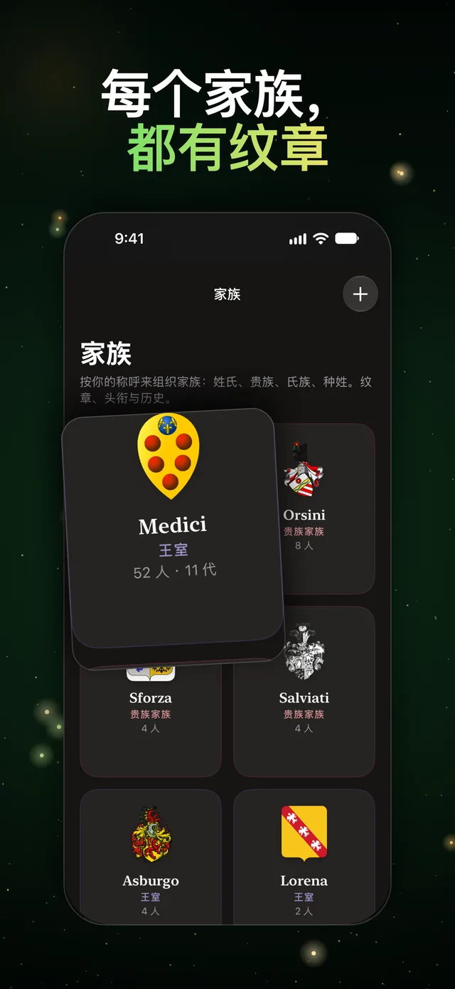 每个家族,都有纹章