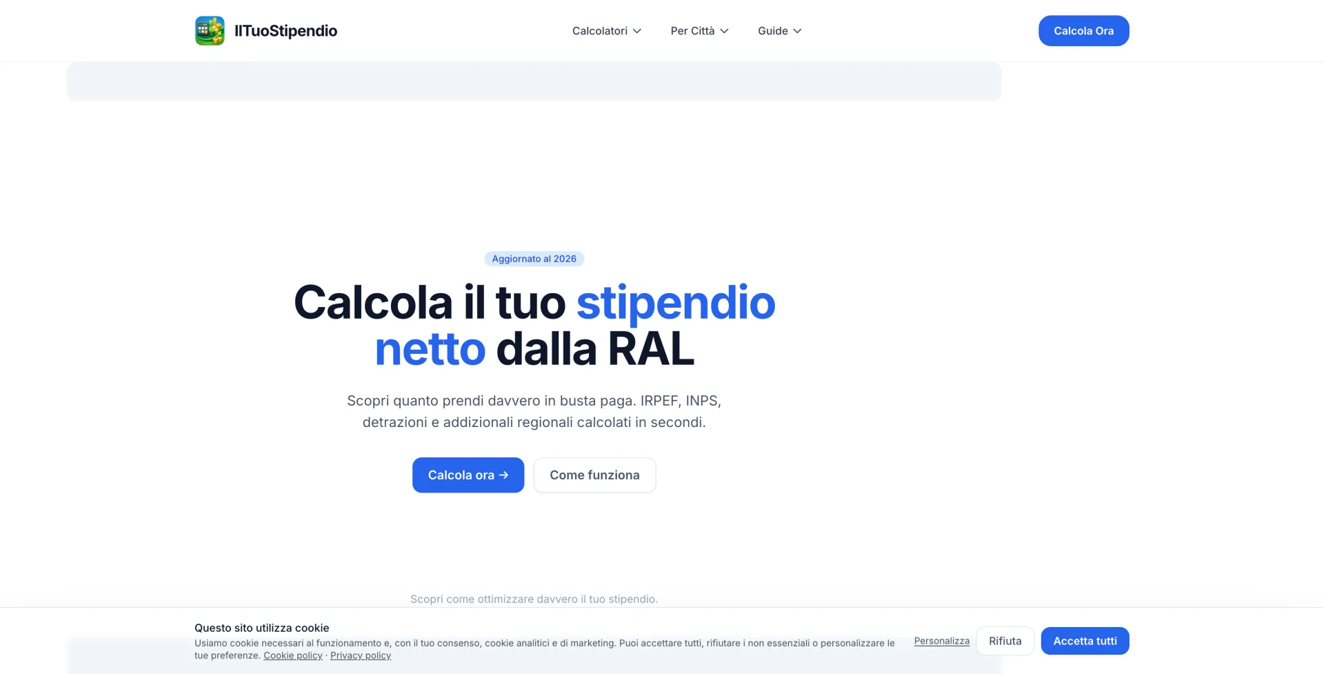 Il tuo stipendio
